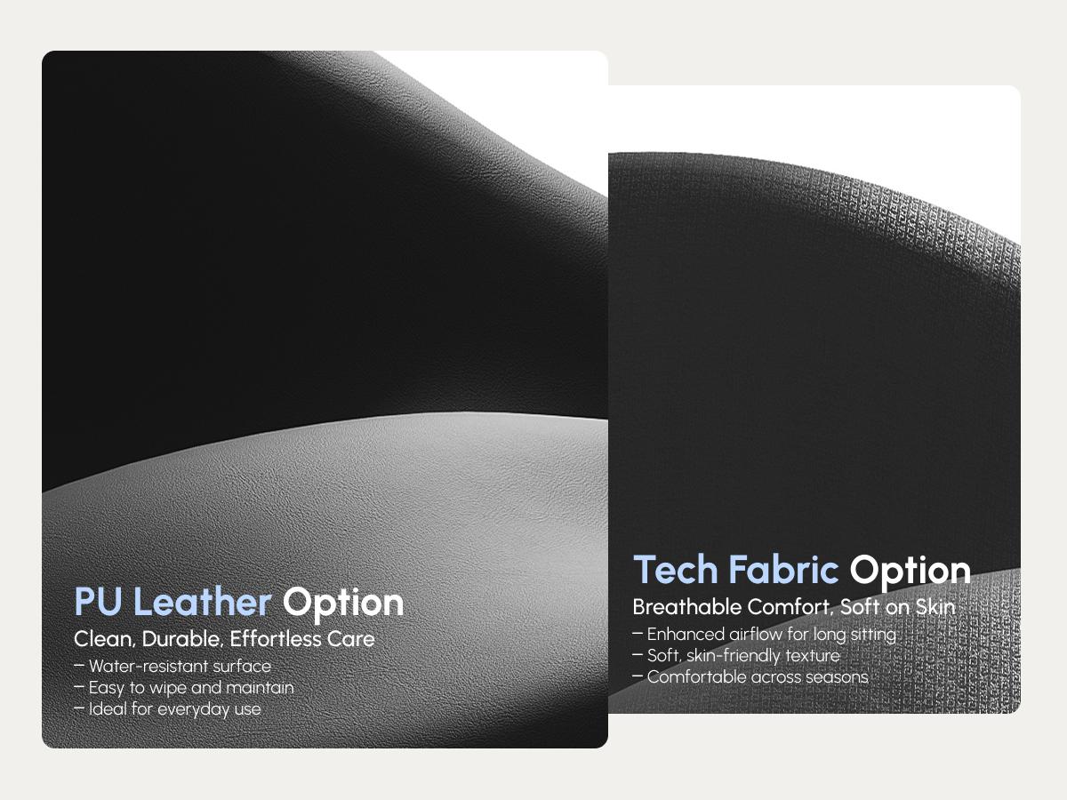 Dowinx Big and Tall Office Chair with Pocket Spring Cushion,High Back Computer Gaming Chairs with Linkage Armrests,Executive Desk Chairs with Footrest,Fabric-Black