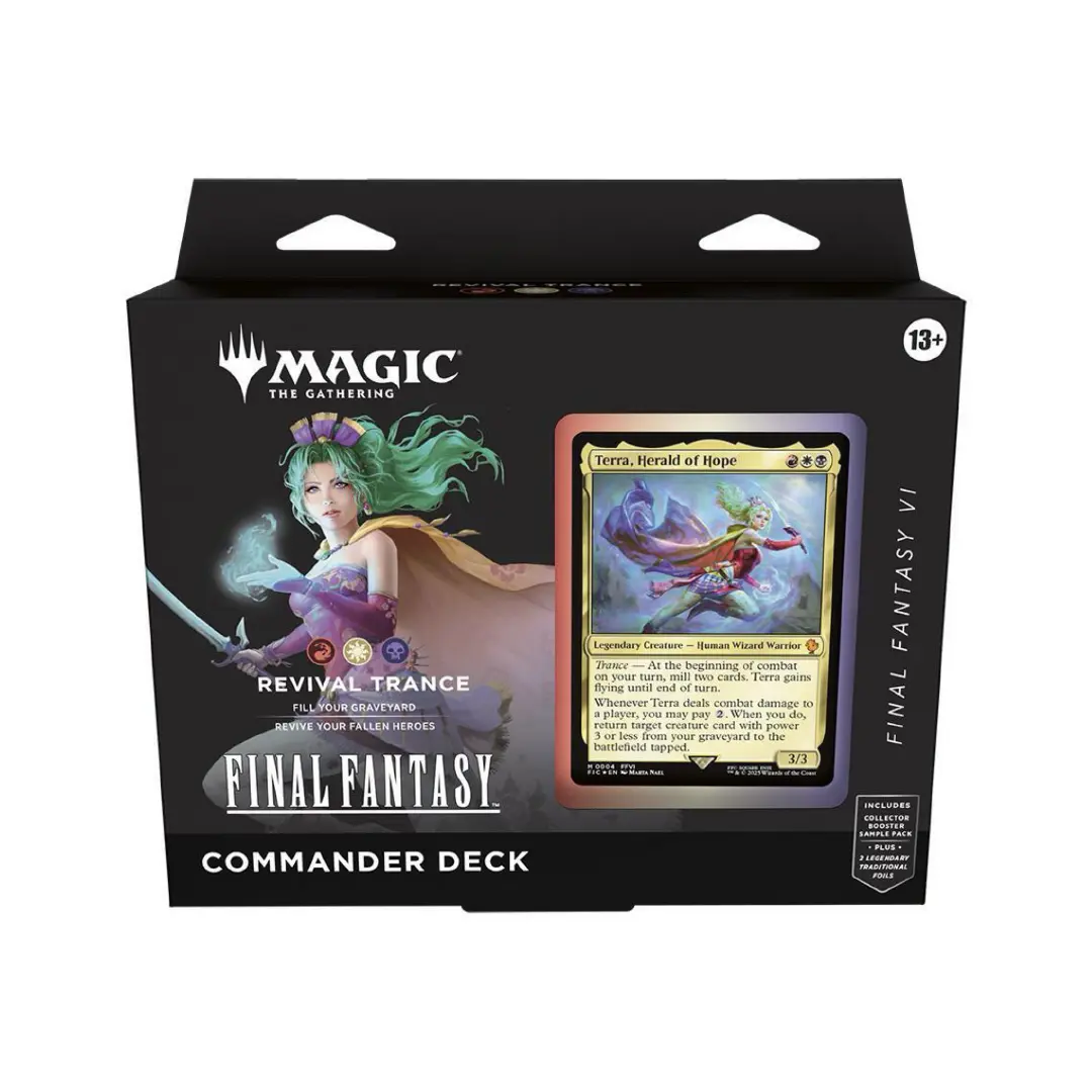 Magic The Gathering: Universes Beyond: Final Fantasy Commander Deck Revival Trance - TikTok Shop Magic The Gathering: Universes Beyond: Final Fantasy Commander Deck Revival Trance - TikTok Shop