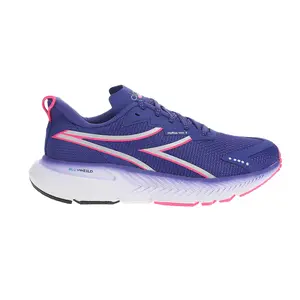 diadora Womens Mythos Blushield Volo 4 Running Sneakers Shoes - Blue, Pink