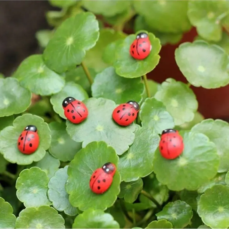 6/12 Cartoon Ladybug Car Decorations, Car Accessories Cute, Cute and Fun Design, Perfect for Dashboard, Small and Non-Obstructive, Enhances Car Interior Aesthetic, Car Interior Decorative Ornaments