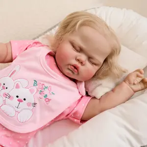 Toddler Reborn Baby Dolls 24inch Realistic Sleeping Baby Doll Toddler Girl Vinyl Babys Doll Newborn Real Life Baby Reborn Dolls with Accessories