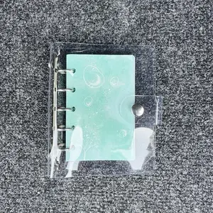 67x105mm Mini Notepad Minimal Cheese Designs 120g Paper Crystal Cover Portable Journal