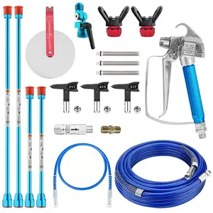 19-Piece Airless Spray Gun Accessories Set, Paint Sprayer Equipment Auxiliary Tools, Universal Spray Gun Kit Meets Painting Needs, Paint Spraying Tool