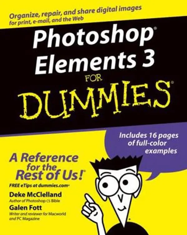 USED Book - Photoshop Elements 3 for Dummies by McClelland, Deke (Paperback) - english