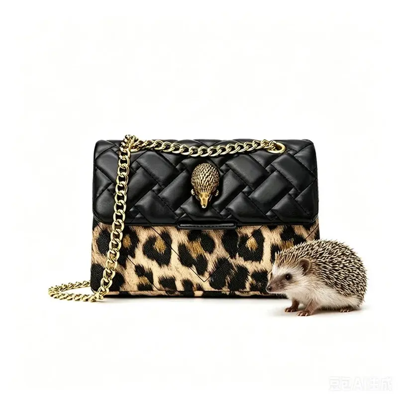 Chain women's bag, single shoulder crossbody bag, hedgehog element, summer new crossbody bag