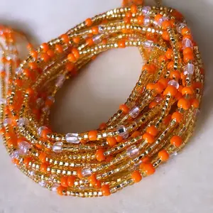 Optimistic Encouragement Handcrafted Waist Bead - Tie On Strand