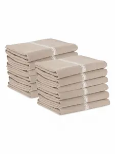 LANE LINEN Classic Stripe 14x25in 100% Pure Cotton Kitchen Towels - Kitchen Cleaning Cloth, Multiple Packs, Super Absorbent, Soft, Durable, Ideal for Dishes & Hands, Perfect Gift Item