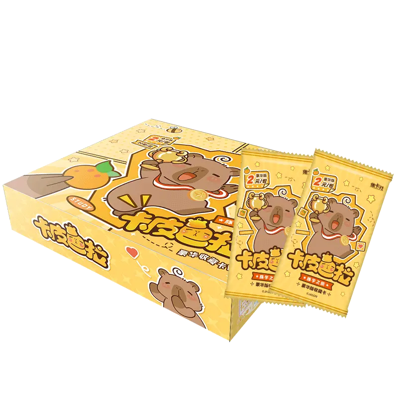 Cardfun Capybara Collection Card Travelling Series of Capybara 20 Packs Booster Packs