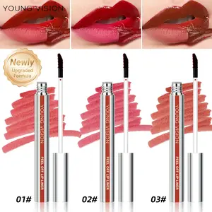 YOUNG VISION Lip Liner Set, 3-Piece Peel-Off Lipstick, New Formula Upgrade, Matte Finish, Long-Lasting, Non-Fading, Perfect for Daily Use