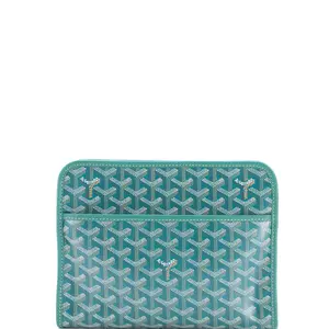 Pre-owned Goyard Canvas Coated Clutches & Wristlets Jouvence Toiletry Pouch Coated Canvas MM by Rebag