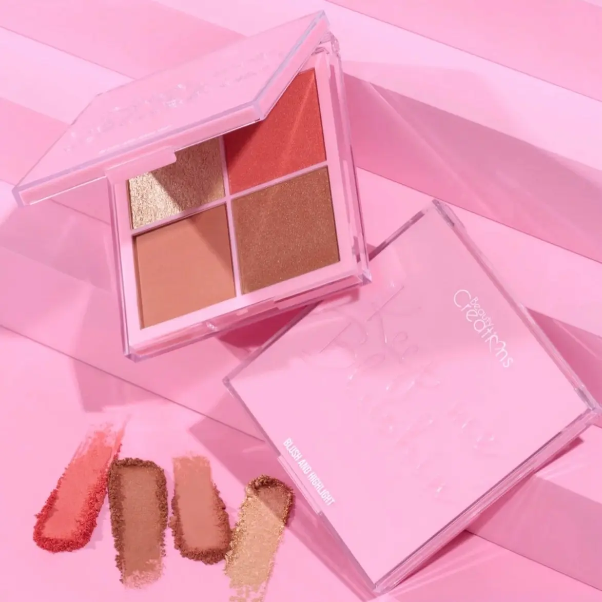 Cheek Palette Matte (Blush Highlight Bronzer)
