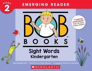 Bob Books - Sight Words Kindergarten Hardcover Collection of 10 Stories Decodable Phonics Stories, Ages 4 and Up, Kindergarten (Stage 2: Emerging Read -- Lynn Maslen Kertell, Hardcover