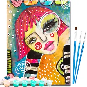 Paint by Numbers Kit for Adults Beginner,Easy Adult Paint by Number Kits on Canvas DIY Painting for Surprise Gift Home Wall Decor 16x20 Inch