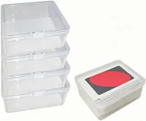 PCS Plastic Game Card Storage Box, Card Case for UNO Cards, playing card box, High Capacity Playing Card Case (NO Cards)