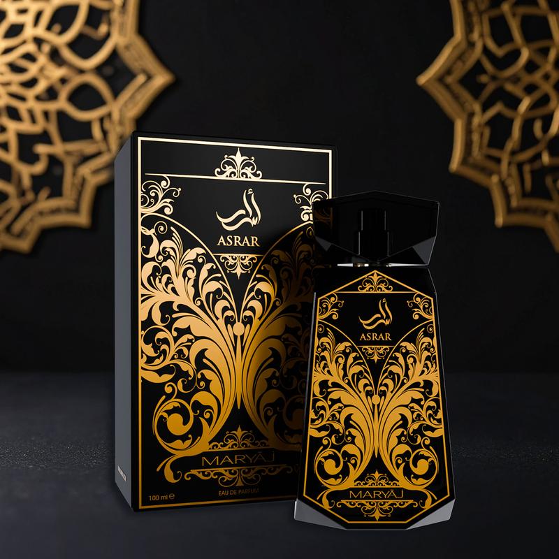 Maryaj Asrar - Long Lasting Perfume for Men and Women - Musk Cologne for Men and Women - Spicy, Floral, Woody Fragrances - Eau de Parfum - 3.4 oz