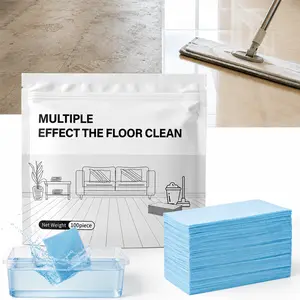 100-Count Mild Scent Floor Cleaning Tablets, Concentrated Multi-Surface Cleaner for Home Hard Surface Flooring Maintenance, with Sanitizing, Deodorizing & Polishing Functions
