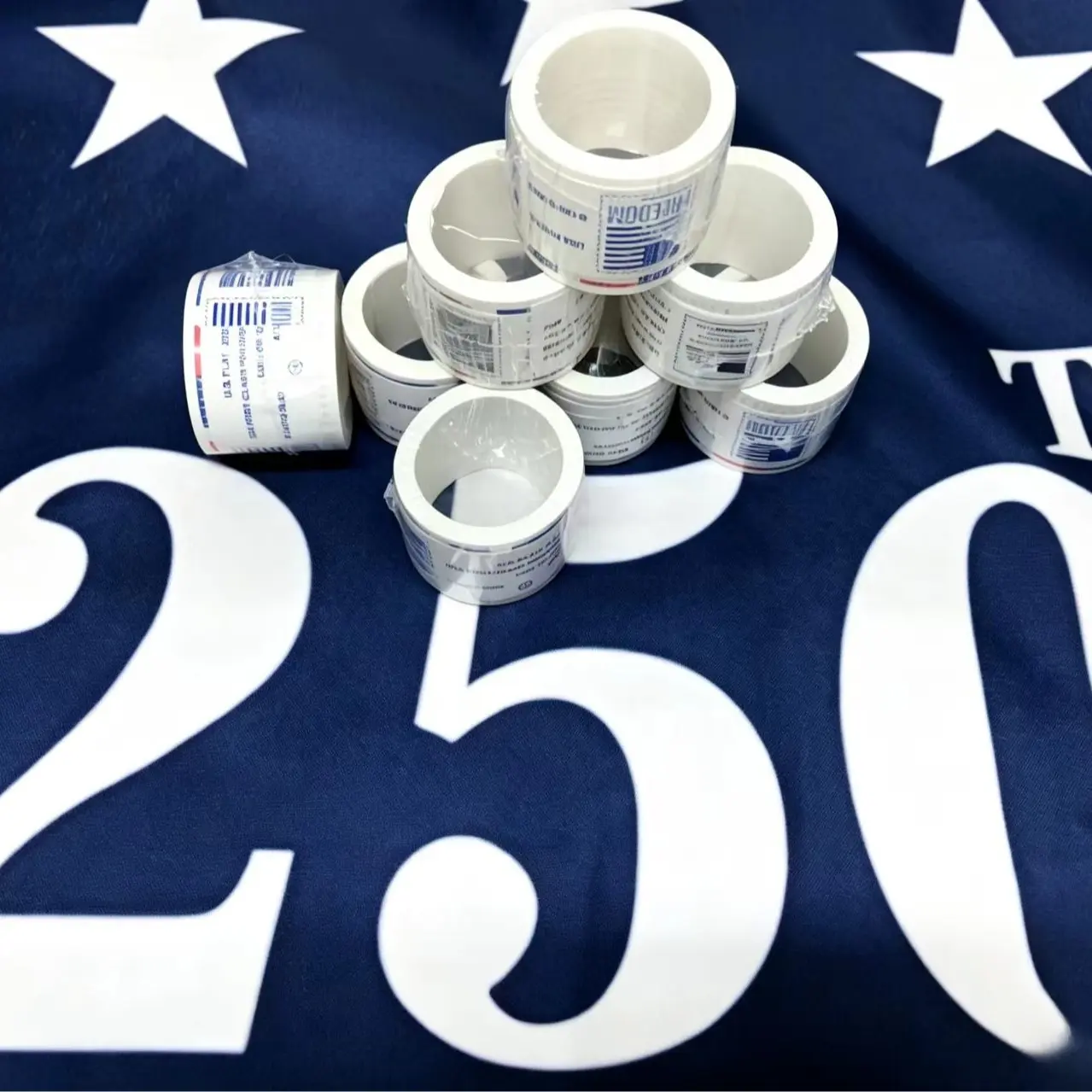 23 24 25 1Roll Matte Vintage Decor Stickers - 100 Sheets for Gift Box Embellishment