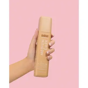 MineTan Medium Dark Self Tan Foam | Bronze - 1 Hour Express, Face & Body Fake Tanner, Hydrating Formula, Coconut Scented, Moisturizing, Lightweight, Australian Brand