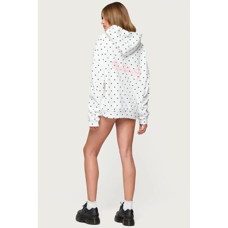 Chelsie Polka Dot Hoodie