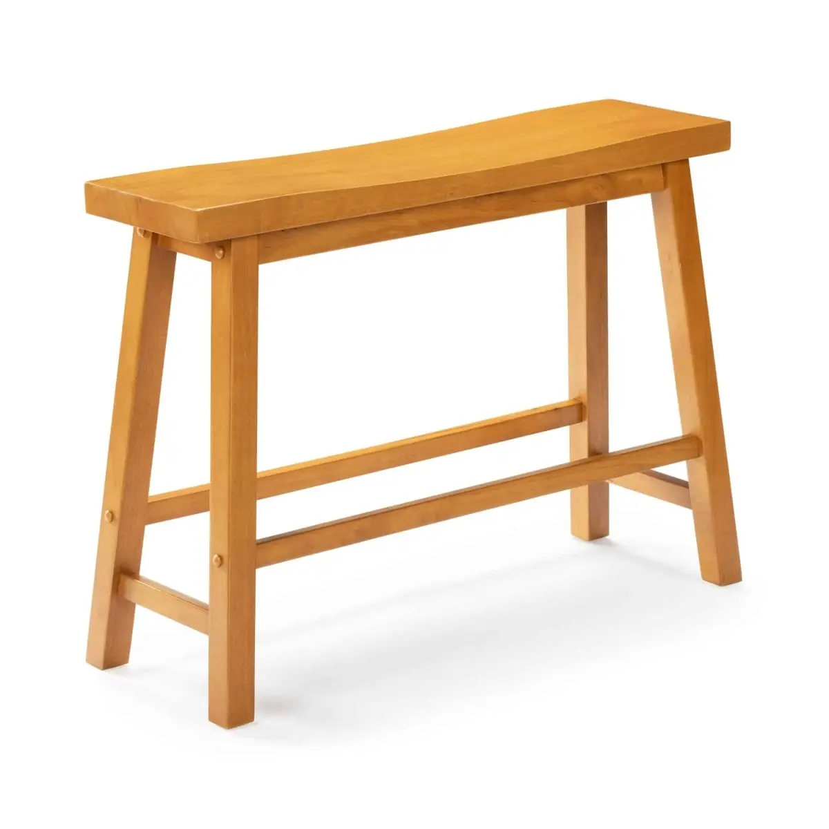 Boraam 75625 Sonoma Backless Bench - Honey Oak