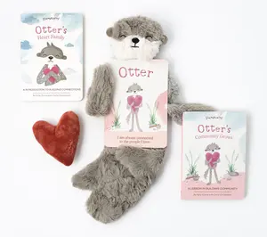 Slumberkins Otter for Building Connections Snuggler Set