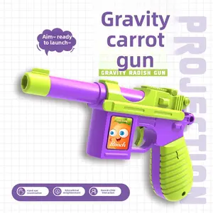 3D Gravity Carrot Mini Manual Revolver Toy Model, Creative Stress Relief Fidget Spinner, Unisex, Suitable for Adults & Kids, Stress Relief Fidgeting