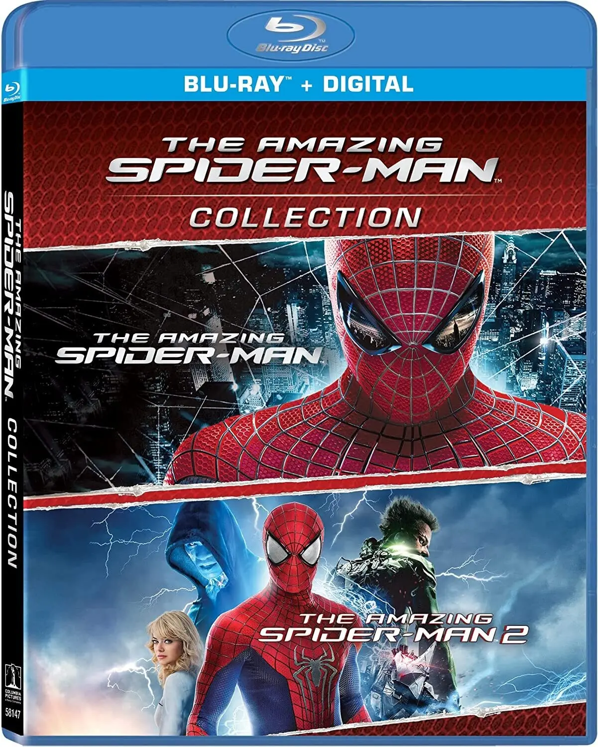 The Amazing Spider-Man / The Amazing Spider-Man 2  [BLU-RAY MOVIE] 2 Pack, Ac-3/Dolby Digital, , Dubbed, Subtitled, Widescreen