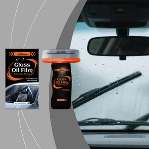 Glass Oil Film Cleaning Brush, Windshield Rearview Mirror Water Stain Dirt Clean Shine Cleaner, Car Window Glass Polish Tool, Car Cleaning Supplies