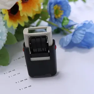 Date Stamp, 1 Count Simple Date Stamp with Protective Cover, Business Teacher Accounting Date Stamp, Office Stationery & Supplies