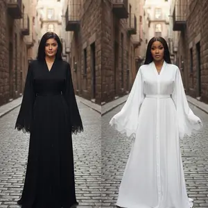 Abaya Dress - Comfortable & Elegant High-Quality Materials for Muslim Women - Perfect for Any Occasion - Stylish & Versatile Design
