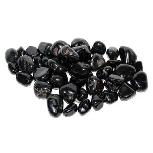 Black Onyx Tumbled Stones 1 lb — Bulk Protection &amp; Grounding Crystal