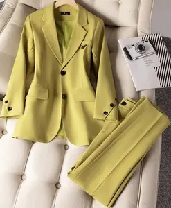 Petite Womens Suits: Long Sleeve Buttons Business