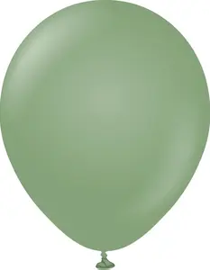12" Kalisan Latex Balloons Retro Eucalyptus (50 Per Bag) Versatile Easy-Use balloon
