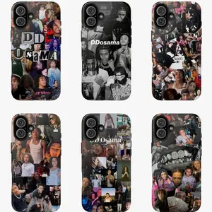 6 Styles DD Osama Phone Case – Rap Collage Street Aesthetic, Underground Rapper Compatible with iPhone 17, 16, 15, 14, 13, 12, 11, X & Galaxy.