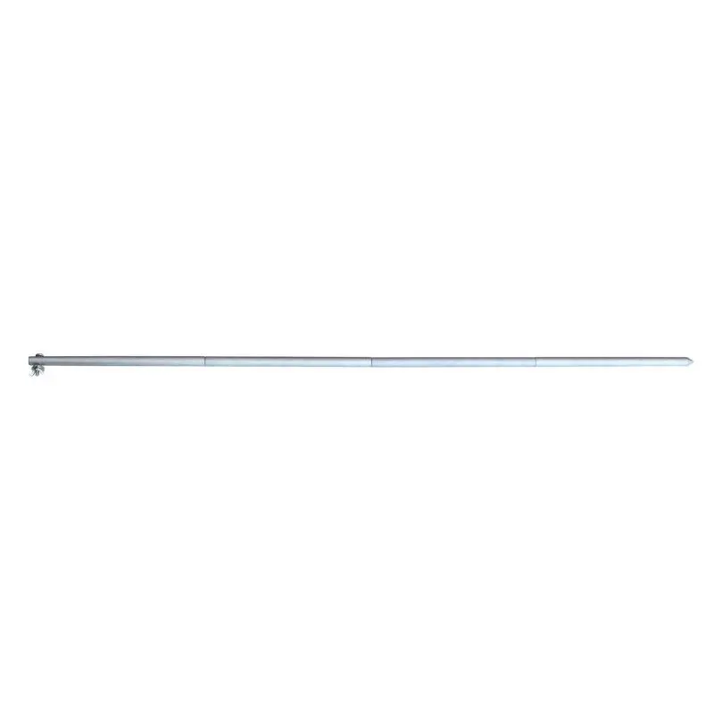 RentACoop 3ft Galvanized Ground Rod with Clamp