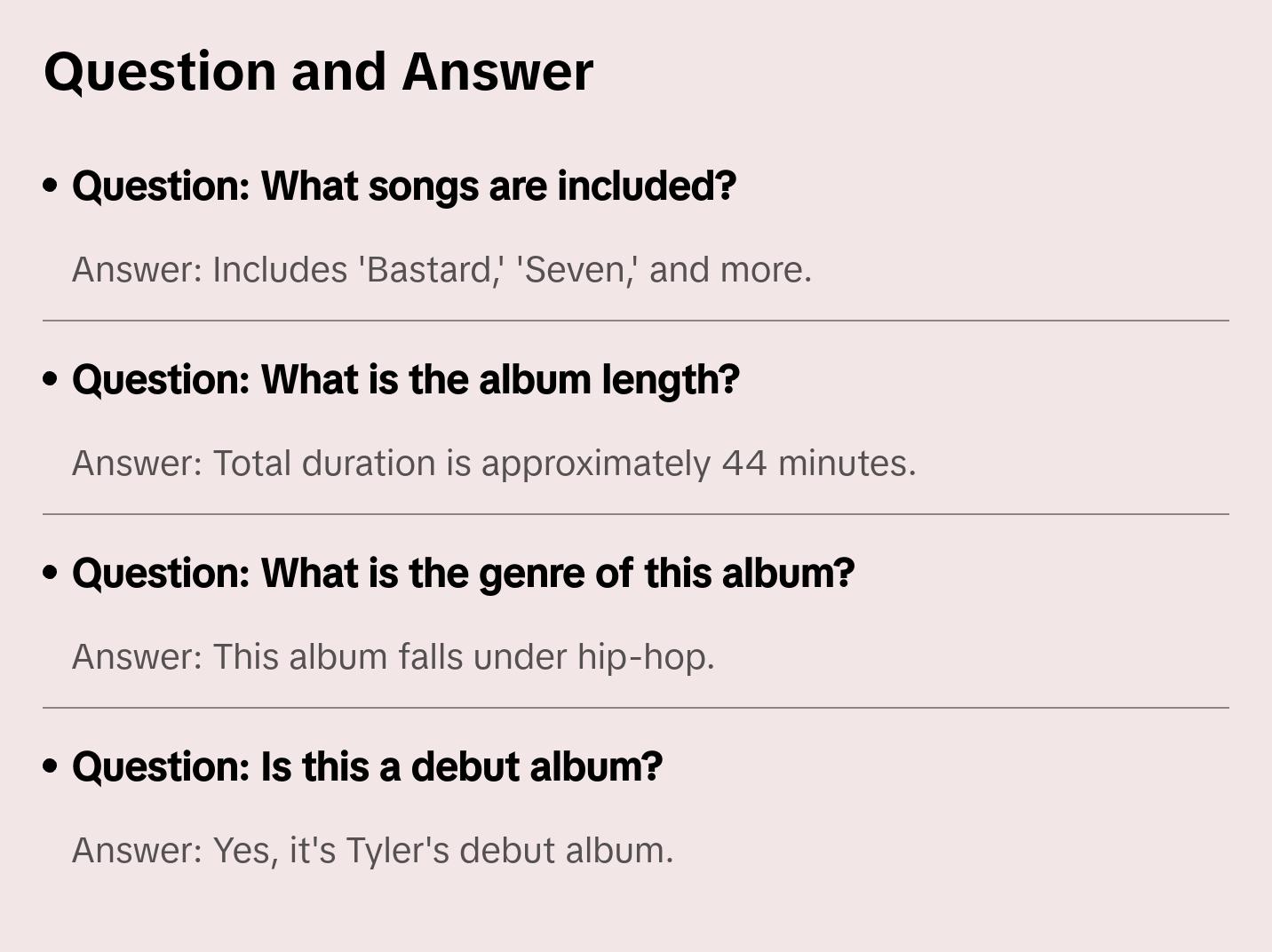 Tyler, The Creator - Bastard