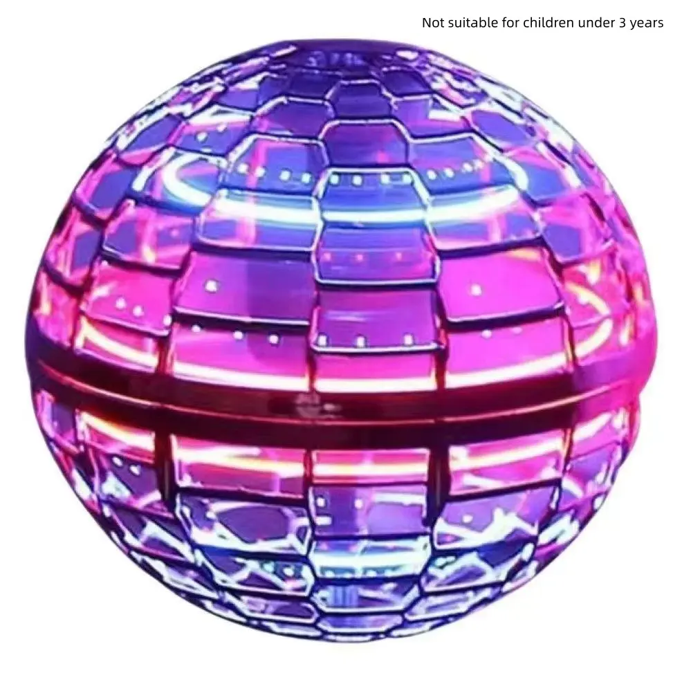 Magic Flying Ball Rotating Smart Sensor Flight Glowing Levitation Toy, Interactive LED Light Up Toys for Kids, Fun Indoor Outdoor Play, Levitating Flying Ball, Magical Flying Ball