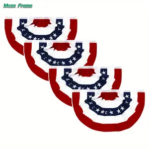 Creative American Fan Flag (Stars and Stripes) — A Cute, Beautiful, Eye-Catching, and Unique Semicircular Decoration