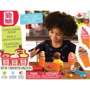Tutti Frutti rehydratable, blendable, scented modeling dough kit: Ice Cream