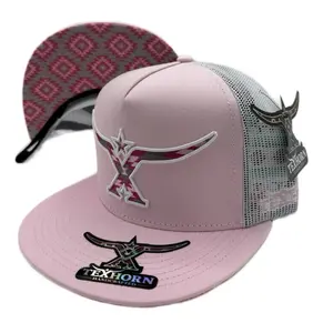 TEXHORN STYLE CELEMANIA PINK AZTEC CAP