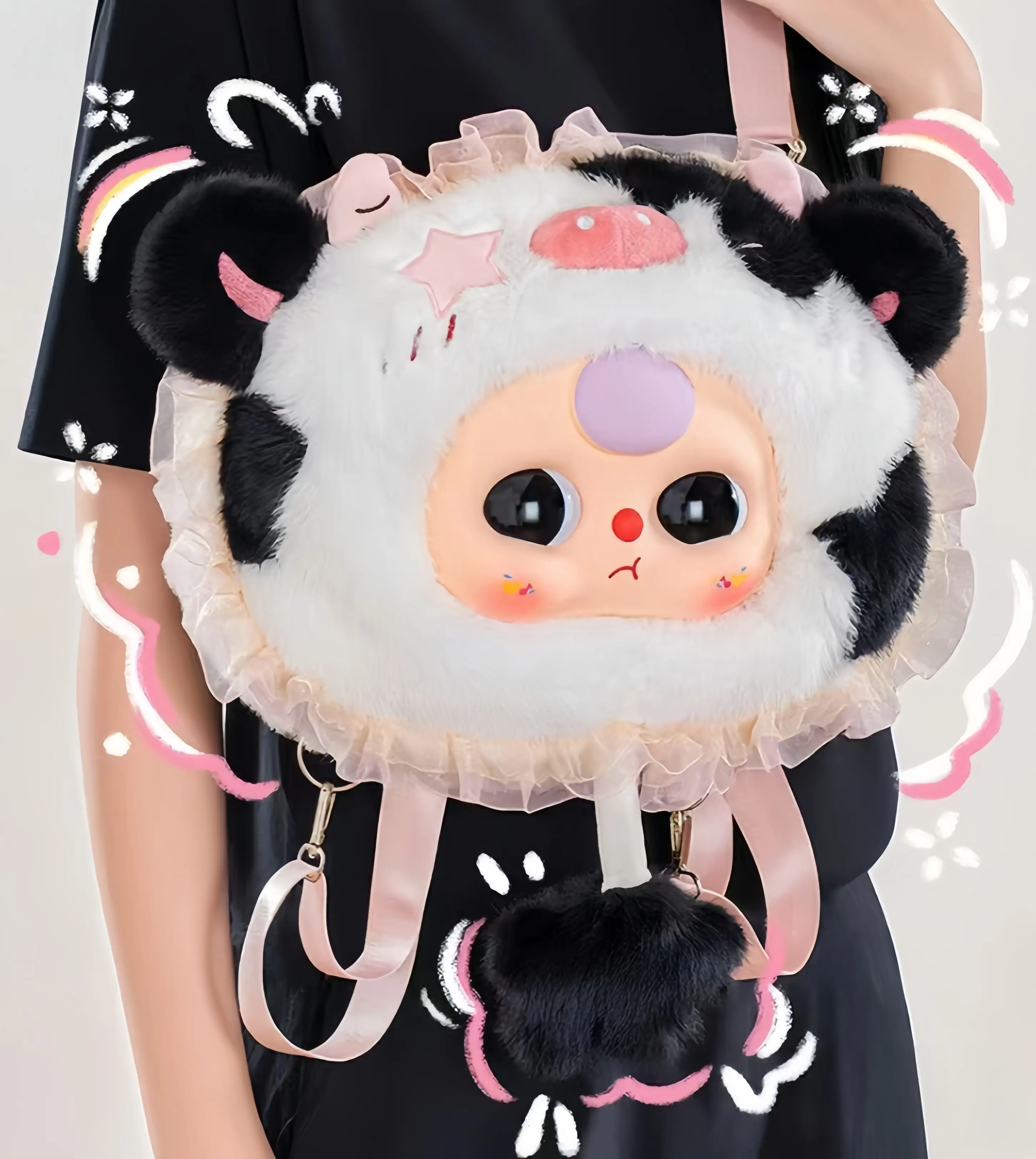 Baby Three-Fairy Tale Big-Head Bag 800% series Mystery Boxes  display picture 2