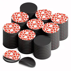Peel-&-Stick Flexible Adhesive Magnets Pack of 45 0.8"x0.08" Magnetic Dots for Office Supplies Whiteboard Crafts Fridge School Projects Strong Magnetic Power Easy to Use Durable Reusable