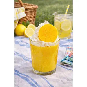 Lemonade Pastry Dessert Candle