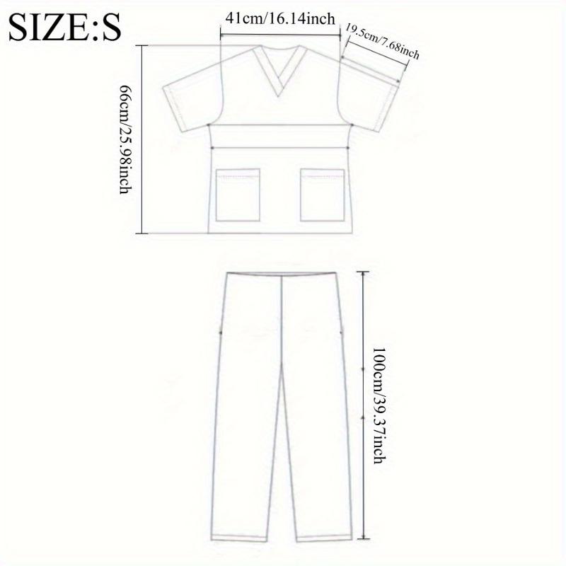 Pet Clinic Nurse Work Clothes Neutral Matte Suit Nursing Matte Women Uniform Multicolor Work Clothes Men