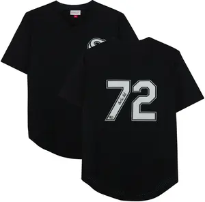 Carlton Fisk Chicago White Sox Autographed Black Mitchell & Ness Authentic Batting Practice Jersey - Fanatics Authentic Certified