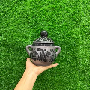 Azucarera Relieve Cielito Lindo, Negro (Set 1 Piece).