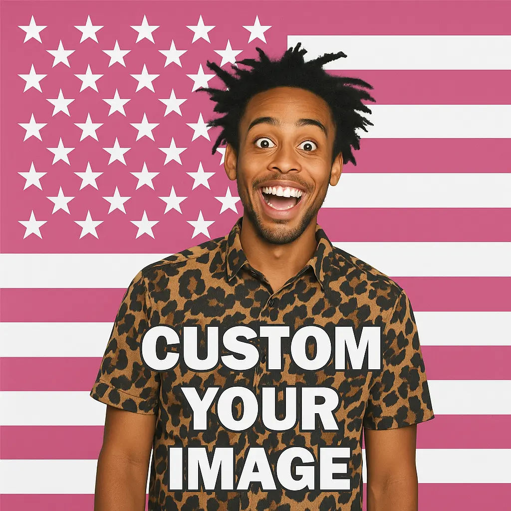Custom Pink America Flag  inch Personalized Flags Design Your Image Funny Tapestry Poster For Decorate Clubs Concerts Print Wall Room
