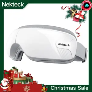 Nekteck Eye Massager with Heat & Bluetooth Music, Comfort Eye Mask for Relaxation, 5 Massage Modes, 15 mins Auto-Off, Ideal Gift for Men & Women,Christmas 's Day Present