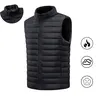 Men's Stylish Plain Sleeveless Vest Waistcoat Gilet - Collared Neck Fitted Jacket, Warm Casual Layering Menswear Top