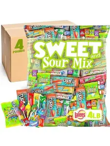 Lalees Sweet and Sour Mix - 4 Pounds - Pinata Candy Assortment - Birthday Party Favors - Novelty Fun Candies